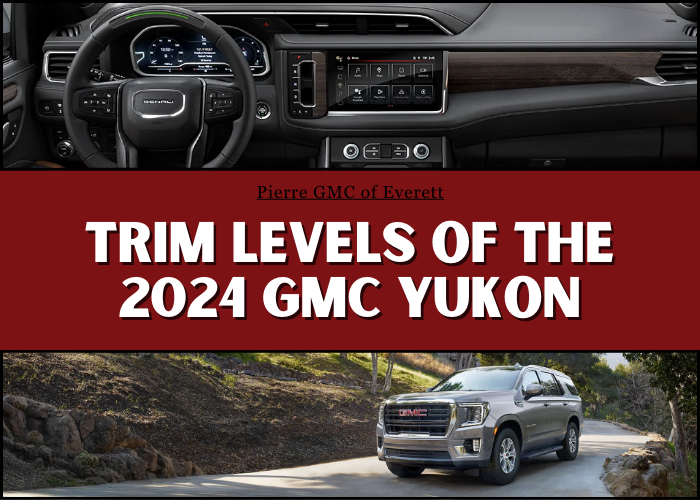 Trim Levels of the 2024 GMC Yukon